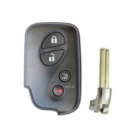 Keyless Factory KeylessFactory: REPLACEMENT 4 BUTTON REMOTE SHELL FOR LEXUS SMART KEY HYQ14AAB, HYQ14ACX, HYQ14AAF SKS-LEX-001